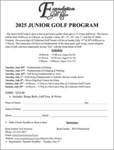 2025 Foundation Junior Program